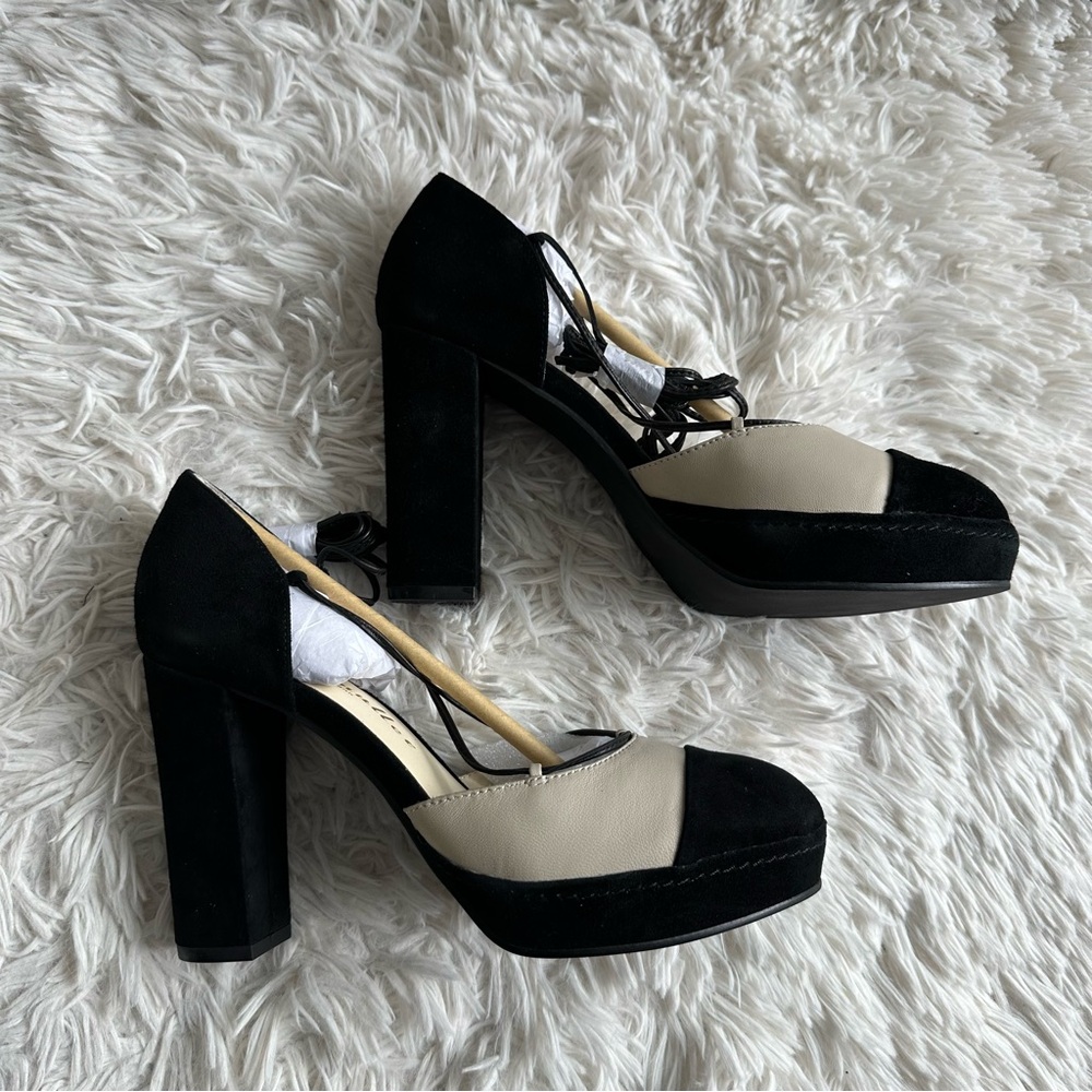 Bettye Muller Madison Tie Up Dress Pump New In Box Size 8.5 - Picture 4 of 9